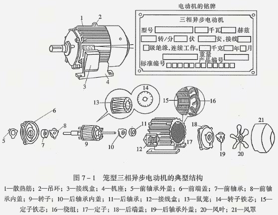 防爆电机内部结构原理